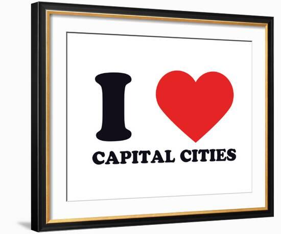 I Heart Capital Cities-null-Framed Giclee Print