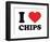 I Heart Chips-null-Framed Giclee Print