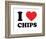 I Heart Chips-null-Framed Giclee Print