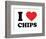 I Heart Chips-null-Framed Giclee Print