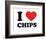 I Heart Chips-null-Framed Giclee Print