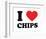 I Heart Chips-null-Framed Giclee Print