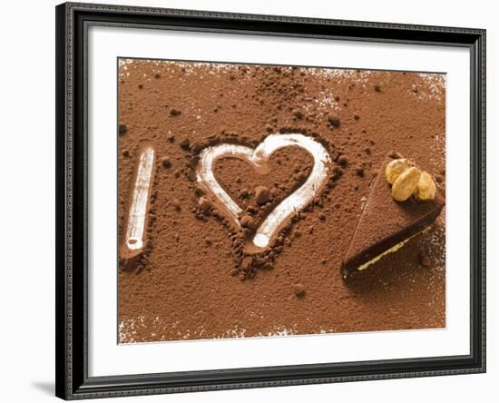 I Heart Chocolate Tart-null-Framed Photographic Print