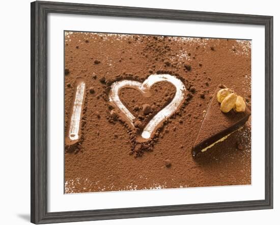 I Heart Chocolate Tart-null-Framed Photographic Print