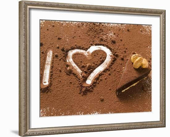 I Heart Chocolate Tart-null-Framed Photographic Print