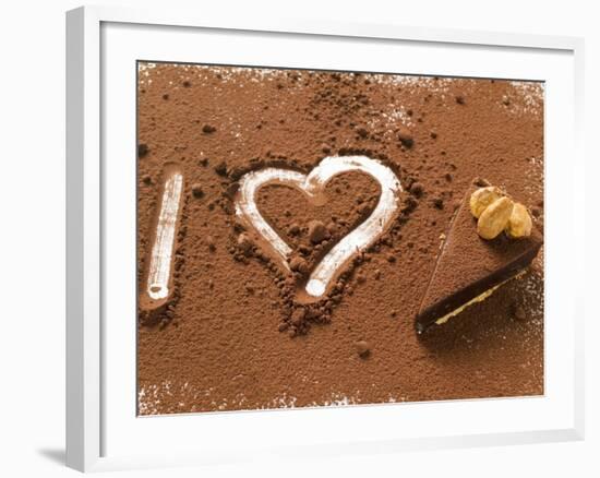 I Heart Chocolate Tart-null-Framed Photographic Print