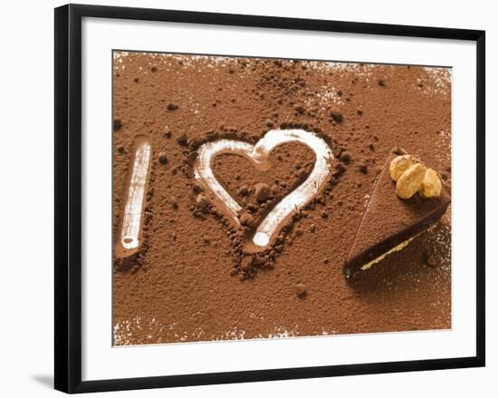 I Heart Chocolate Tart-null-Framed Photographic Print