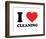 I Heart Cleaning-null-Framed Giclee Print