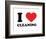 I Heart Cleaning-null-Framed Giclee Print