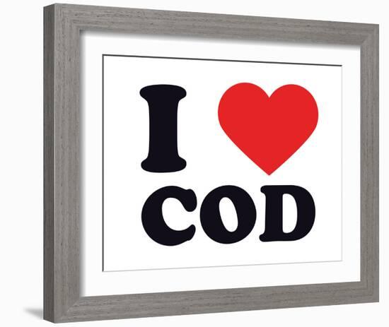 I Heart COD-null-Framed Giclee Print