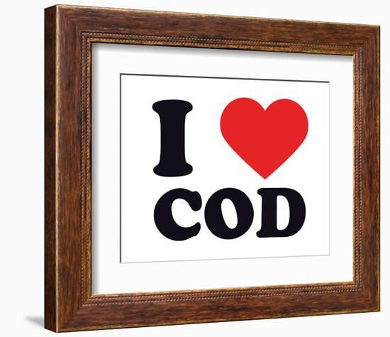 I Heart COD-null-Framed Giclee Print