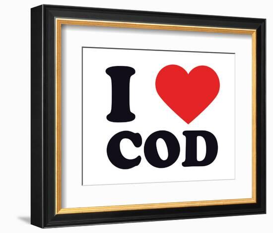 I Heart COD-null-Framed Giclee Print