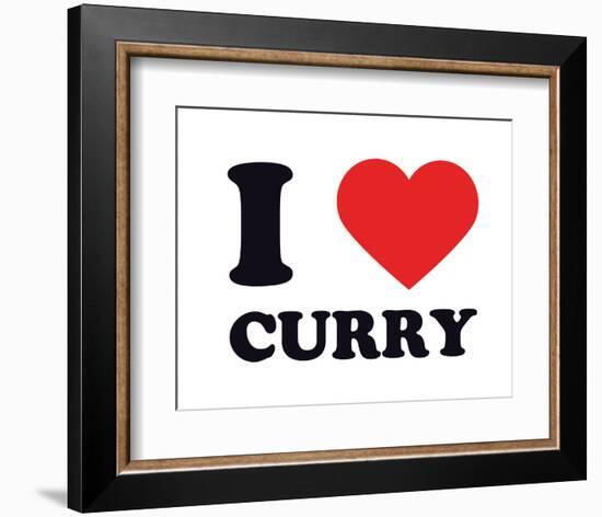 I Heart Curry-null-Framed Giclee Print