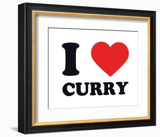 I Heart Curry-null-Framed Giclee Print