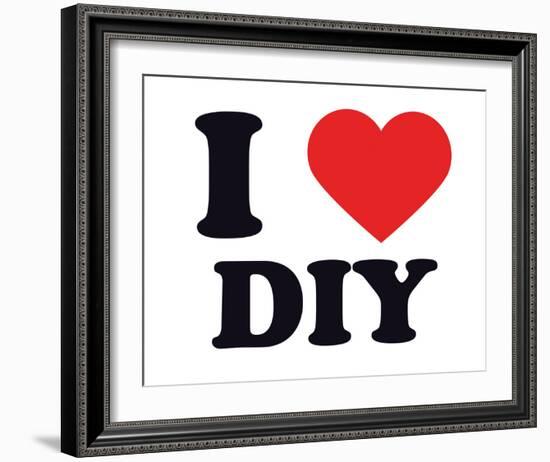 I Heart DIY-null-Framed Giclee Print