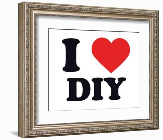 I Heart DIY-null-Framed Giclee Print