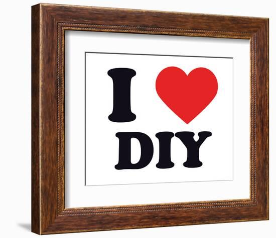 I Heart DIY-null-Framed Giclee Print