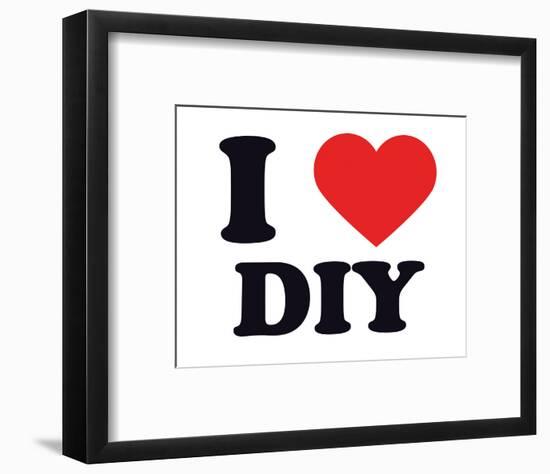 I Heart DIY-null-Framed Giclee Print