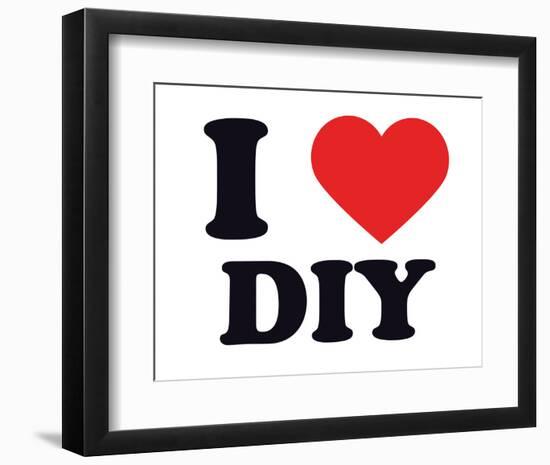 I Heart DIY-null-Framed Giclee Print