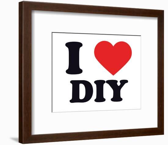 I Heart DIY-null-Framed Giclee Print