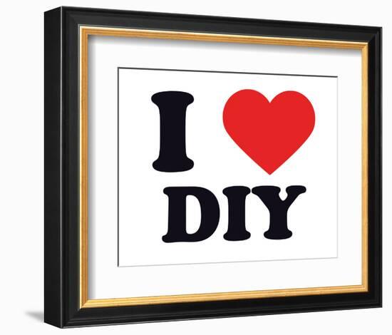 I Heart DIY-null-Framed Giclee Print