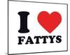 I Heart Fattys-null-Mounted Giclee Print