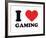 I Heart Gaming-null-Framed Giclee Print