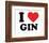 I Heart Gin-null-Framed Giclee Print