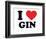 I Heart Gin-null-Framed Giclee Print