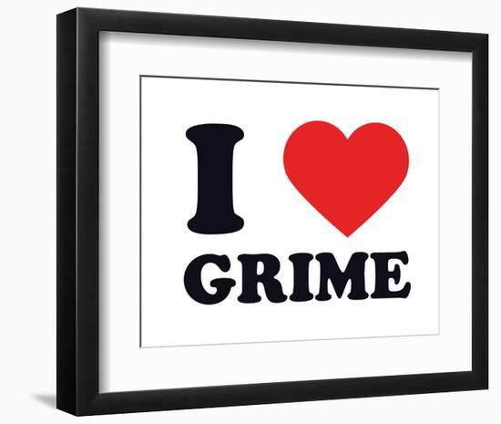 I Heart Grime-null-Framed Giclee Print