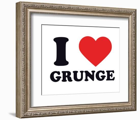 I Heart Grunge-null-Framed Giclee Print