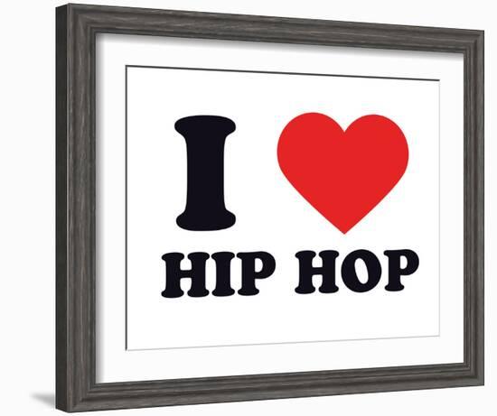 I Heart Hip Hop-null-Framed Giclee Print