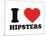 I Heart Hipsters-null-Mounted Giclee Print
