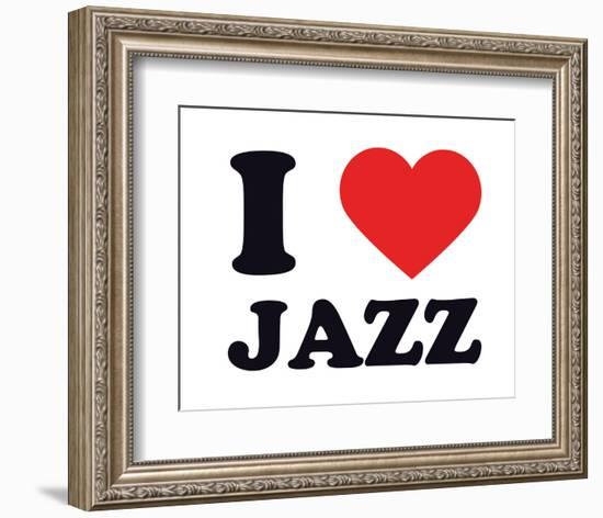 I Heart Jazz-null-Framed Giclee Print