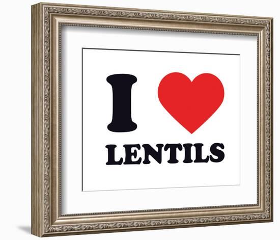 I Heart Lentils-null-Framed Giclee Print