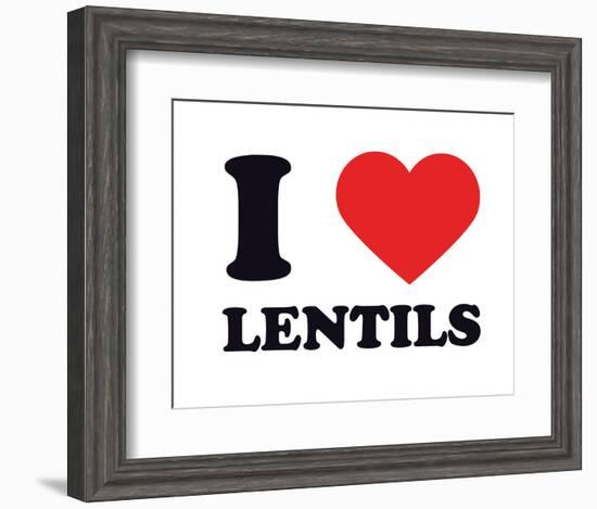 I Heart Lentils-null-Framed Giclee Print