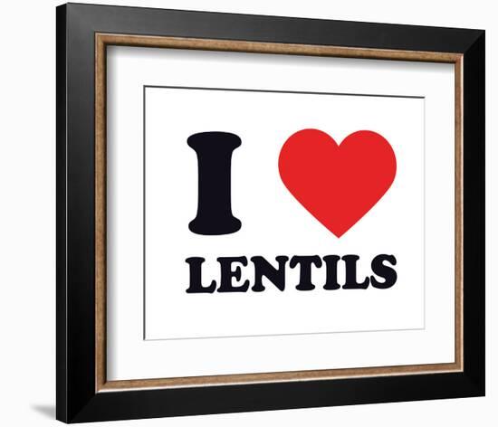 I Heart Lentils-null-Framed Giclee Print