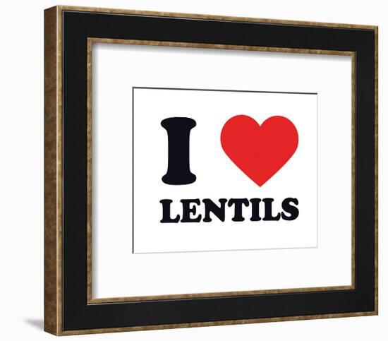 I Heart Lentils-null-Framed Giclee Print