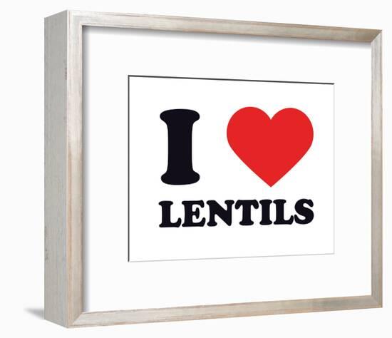 I Heart Lentils-null-Framed Giclee Print