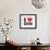 I Heart Living the Reem-null-Framed Giclee Print displayed on a wall