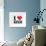 I Heart Living the Reem-null-Framed Giclee Print displayed on a wall