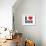 I Heart Living the Reem-null-Framed Giclee Print displayed on a wall