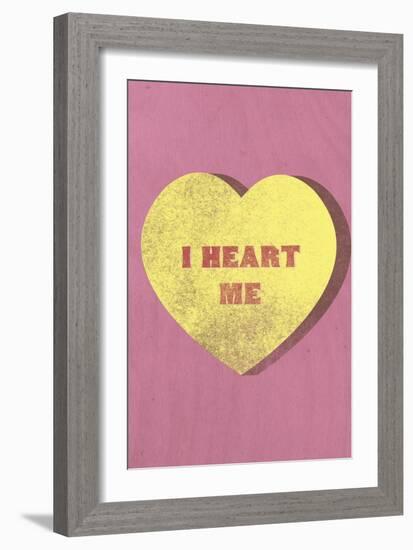 I Heart Me Candy-null-Framed Art Print