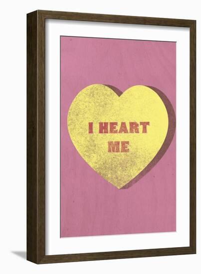 I Heart Me Candy-null-Framed Art Print