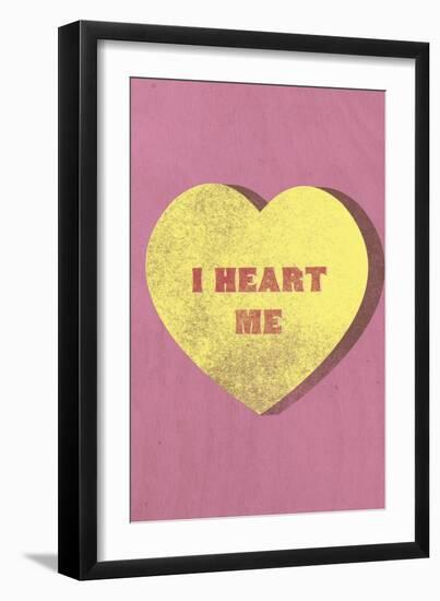 I Heart Me Candy-null-Framed Art Print