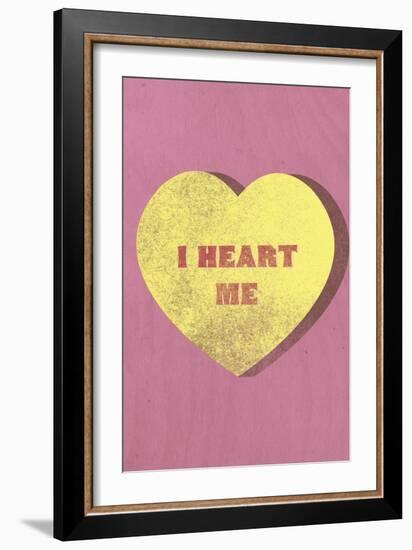 I Heart Me Candy-null-Framed Art Print