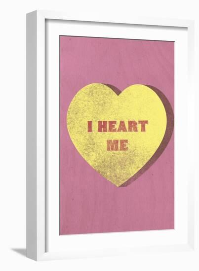 I Heart Me Candy-null-Framed Art Print