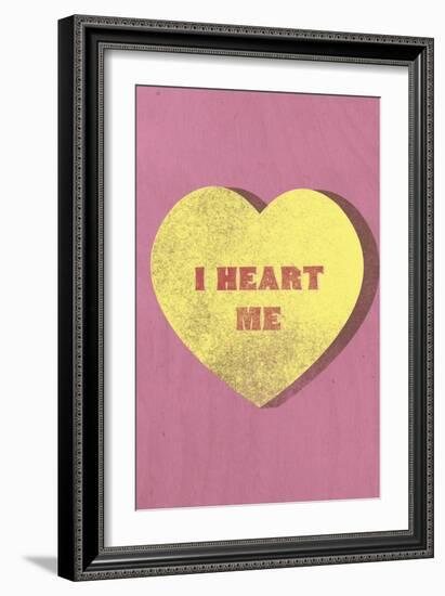 I Heart Me Candy-null-Framed Art Print