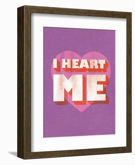 I Heart Me-null-Framed Art Print