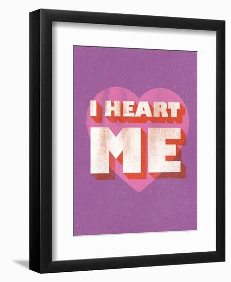 I Heart Me-null-Framed Art Print